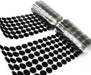 Transparent Round <strong>Squares</strong> Nylon <strong>Hook</strong> and <strong>Loop</strong> Dot Heavy Duty Self Adhesive Back Circle <strong>Hook</strong> <strong>Loop</strong> Tape Pads Rolls - Product Image 4