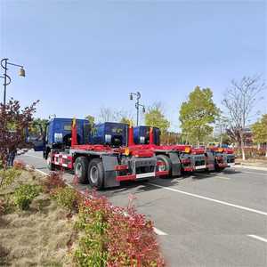 HOWO 3 trục móc nâng abrol xe tải gấp ipsilon cẩu rác móc nâng cánh tay Nhà sản xuất Xe tải rác - Product Image 3