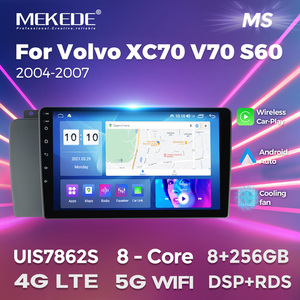 Mekede MS เครื่องเล่นดีวีดีระบบแอนดรอยด์12 8คอร์8256กรัมระบบนำทางสำหรับรถวอลโว่ XC70 V70 S60กล้อง360 2004-2007 4G WiFi GPS Car-Play FM - Product Image 5