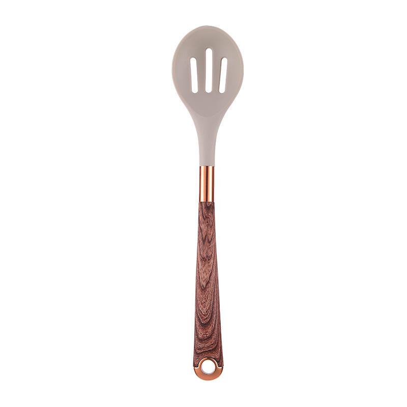 brown Slotted Spoon