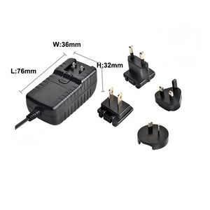 Austauschbarer Stecker Netzteil 12V 3a 2a Mit 220 V bis 12V Netzteil Mit UL CE CB FCC ROHS RCM - Product Image 1
