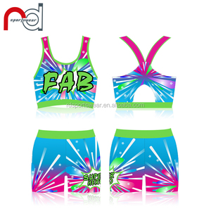 <strong>Cheap</strong> Professional Custom Women Cheerleading Uniform Sublimation Printing <strong>Cheer</strong> Practice Uniforms - Product Image 4
