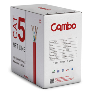 Non-Functional Test/CAM BO NFT Series Network <strong>Cable</strong> Ethernet Lan Indoor Utp 4p 24awg <strong>CCA</strong> 305m 1000ft Cat5 Cat 5 Cat5e <strong>Cable</strong> - Product Image 2