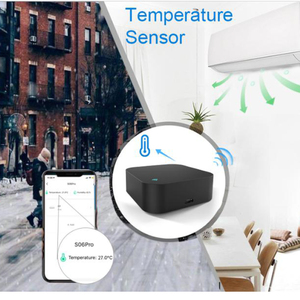 S06 Pro Infrared WiFi Smart Universal <strong>IR</strong> <strong>Remote</strong> Controller with Temperature Sensor and Humidity Detector Sensor