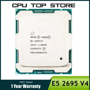 Intel Xeon <strong>E5</strong> 2695 V4 2695V4 2.1GHz 18 Cores 120W LGA 2011-3 Server Processor High quality 18 cores 36 threads - Product Image 1