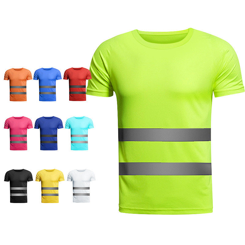 Maglia riflettente a maniche corte