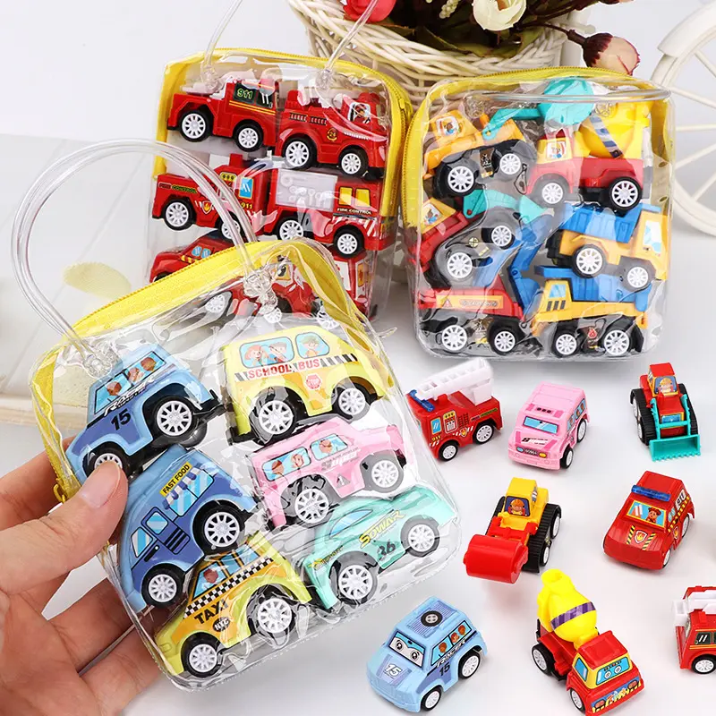 Bán Buôn 6Pcs Xe Mô Hình Đồ Chơi Kéo Trở Lại Xe Đồ Chơi Xe Di Động Xe Cháy Xe Taxi Mô Hình Kid Mini Xe Ô Tô Cậu Bé Đồ Chơi Quà Tặng Cho Trẻ Em