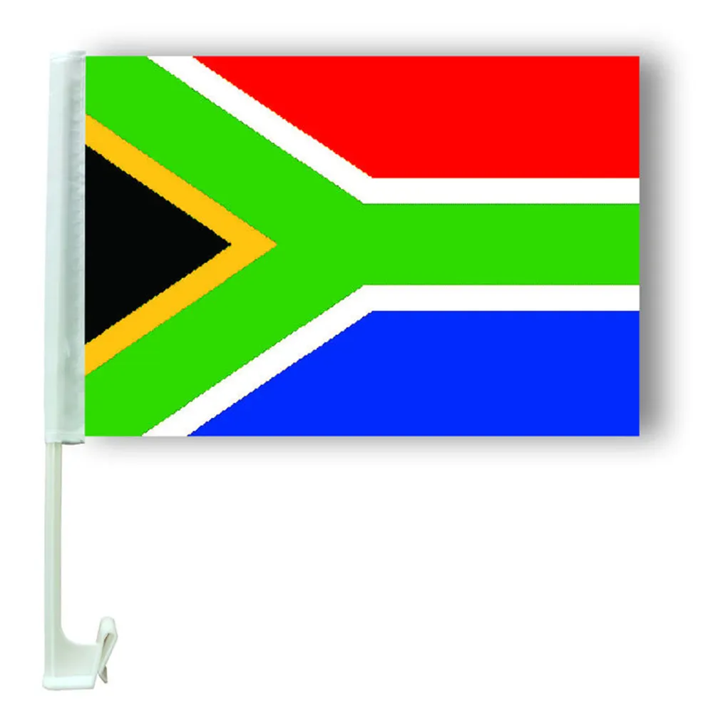Suministro DE FÁBRICA DE Sudáfrica todos los países Bandera de mano 25cm