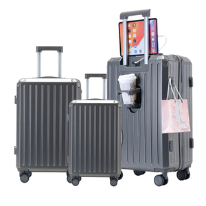 Nouveau type de bagages à roulettes en gros 3 pièces avion coque dure ensemble de bagages de voyage personnalisé en ABS - Product Image 1