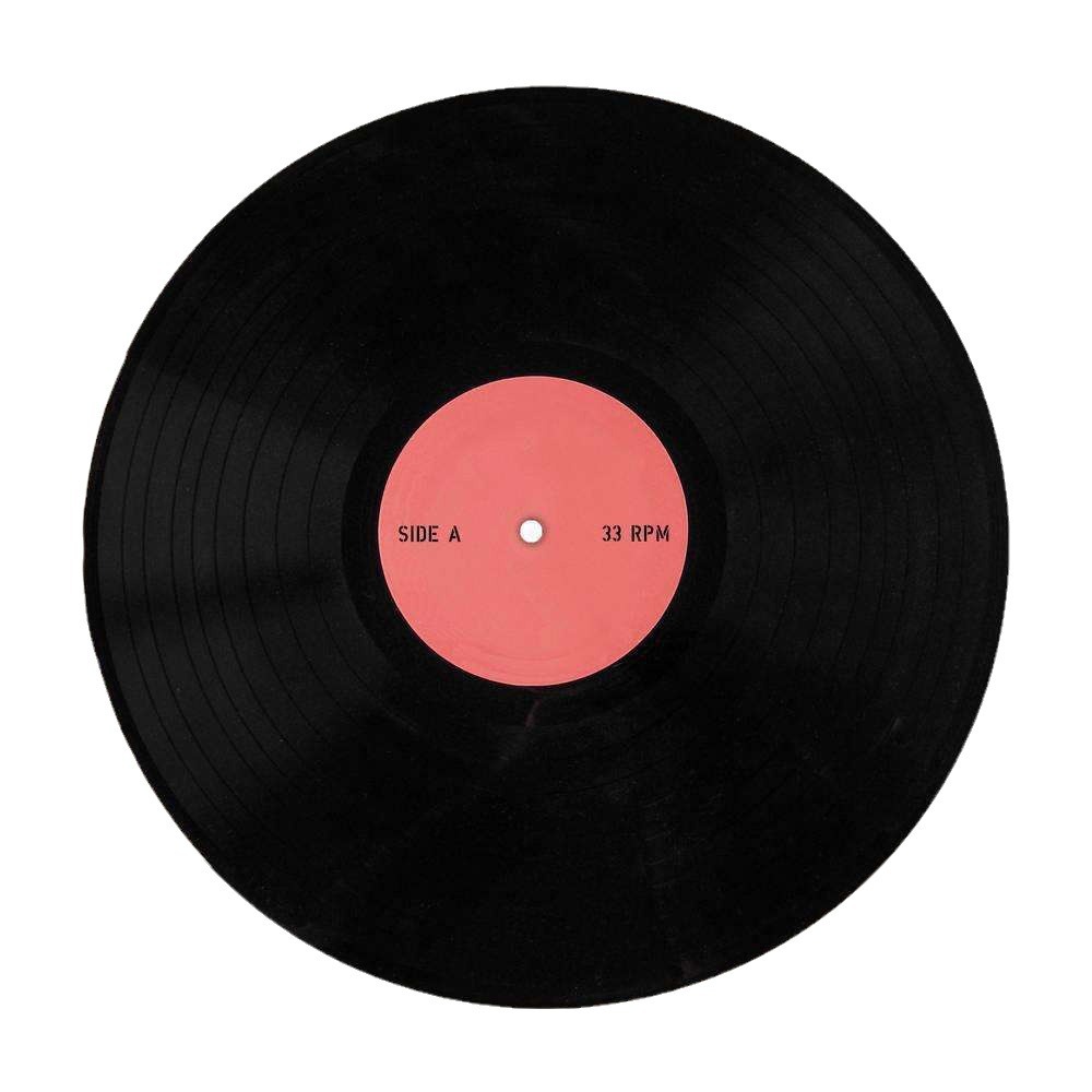 Disco de vinilo naranja de 12 pulgadas