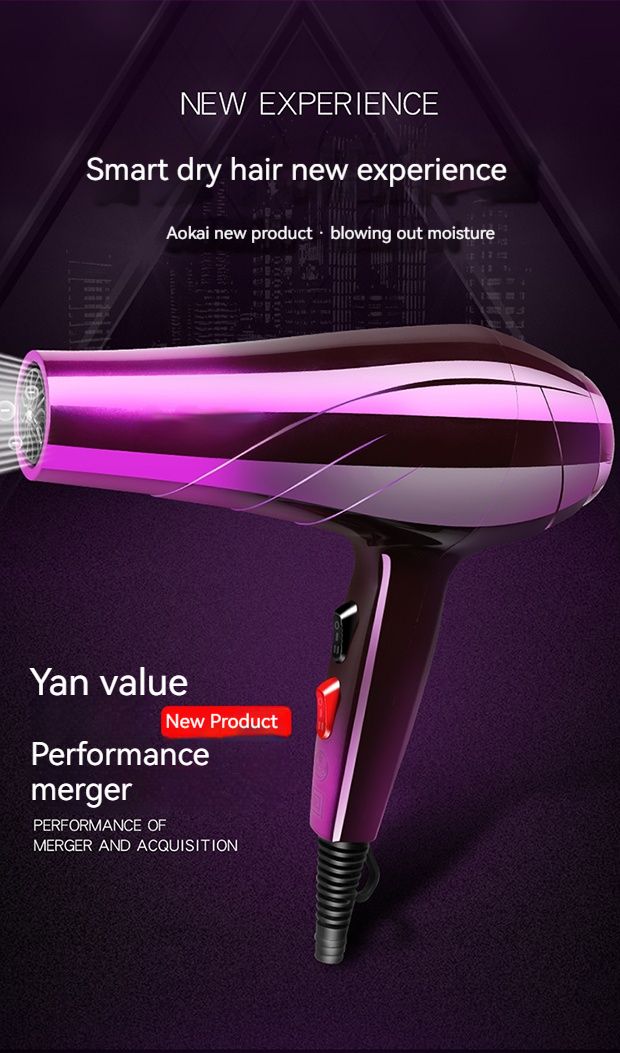 Most Popular High Quality And Ultralow Price With Patent Certificates Salon Professional Hair Dryer For Home Salon