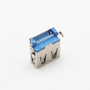 平板方向铜合金外壳印刷电路板通用串行总线3.0 c型母垂直插座180度位置9针插头插孔连接器 - Product Image 6