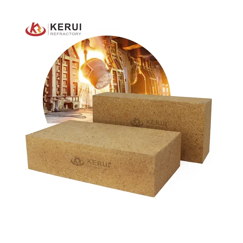 KERUI Firebrick Clay refratário alta densidade tijolo Fireclay com tamanhos específicos