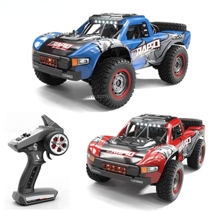 JJRC Q130A 50KM/H 4WDライトブラシ付きリモコンカー高速ドリフトモンスタートラック大人用子供用RCカーおもちゃ - Product Image 1