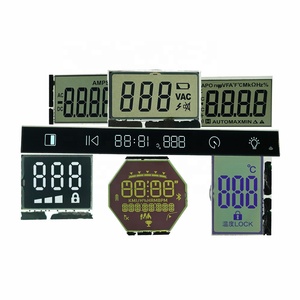 Disponibile per la consegna immediata personalizzato 7 segmento Display Lcd a buon mercato prezzo HTN schermi LCD