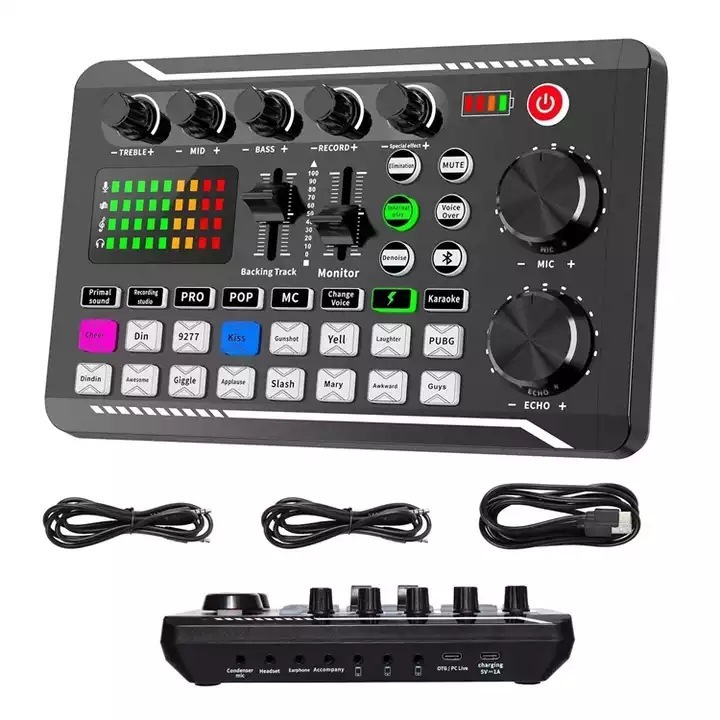 black F998 single sound card