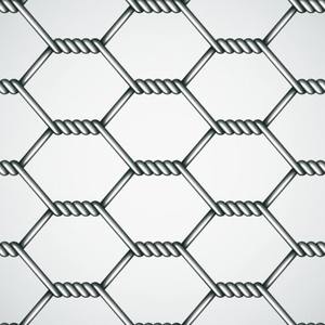 Rete metallica intrecciata esagonale zincata e rivestita in Pvc, - Product Image 3