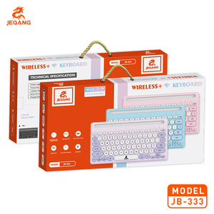 Jeqangアラビア語 & 英語キーボードBT & ワイヤレス充電サポートカードスロット複数機器用ラップトップキーボード - Product Image 6