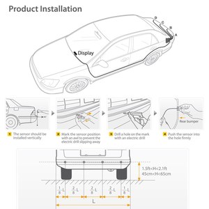 Car <strong>Reverse</strong> Backup Radar System Parking <strong>Sensors</strong> 8 <strong>Sensors</strong> Electronics Cars Parking Assistance Reversing Radar <strong>LCD</strong> <strong>Display</strong> - Product Image 5