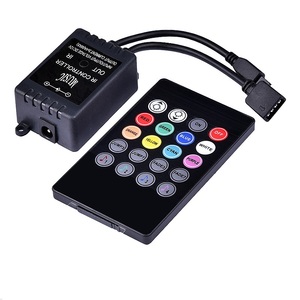 Лидер продаж, пульт дистанционного управления 2,4G RF RGB, музыкальный пульт дистанционного управления IR RF RGB, дистанционный беспроводной контроллер для светодиодной ленты - Product Image 1