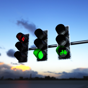 Nhà máy cung cấp trực tiếp Kim Loại Nhà ở thông minh giao thông ánh sáng chất lượng cao hi-flux u-lần lượt tín hiệu - Product Image 5