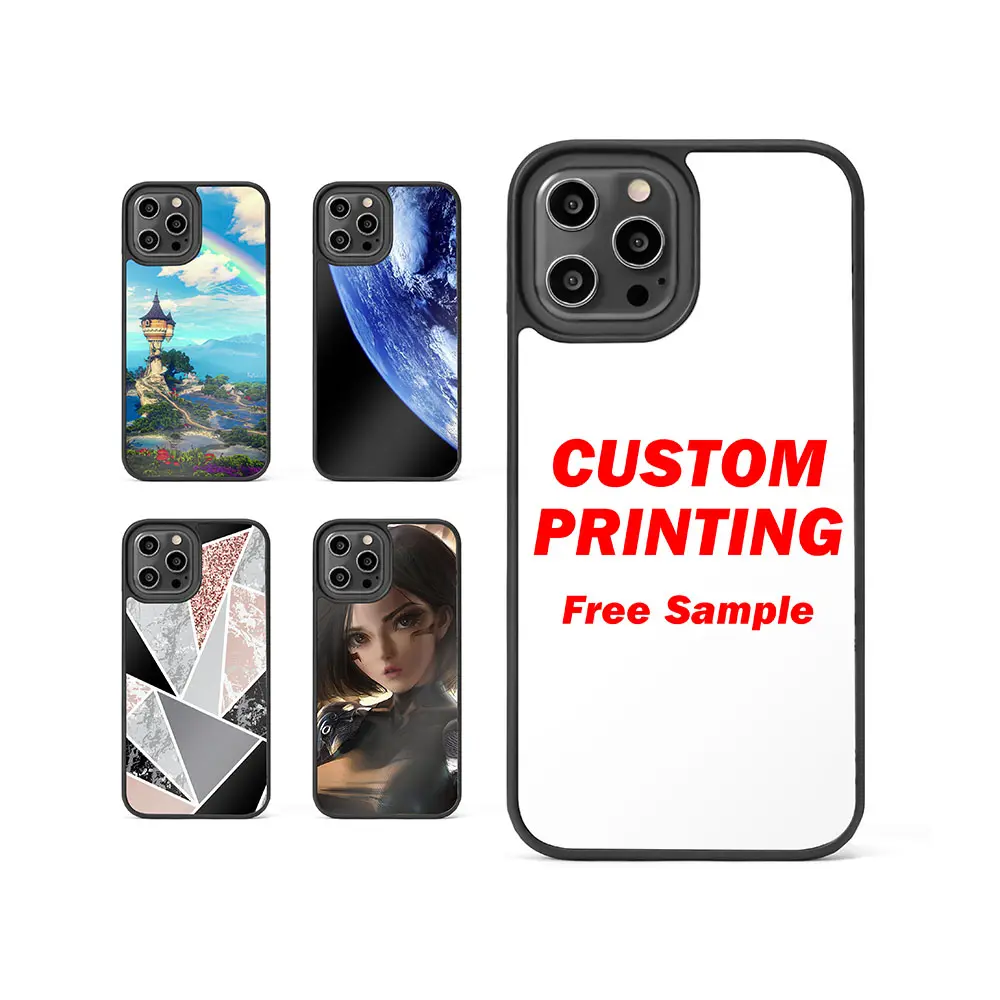 Grosir Casing Ponsel Sublimasi Polos Keras Tpu Pc 2d 3d untuk Iphone 12 13 14 Casing Ponsel Kustom Ponsel Pintar