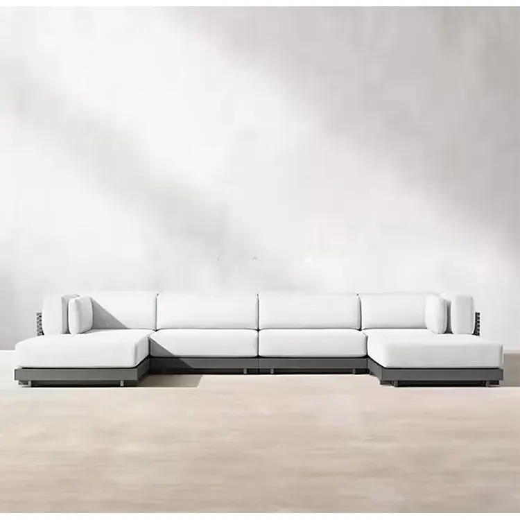 Новый роскошный набор для патио в скандинавском стиле, уличная мебель, роскошный диван для гостиной