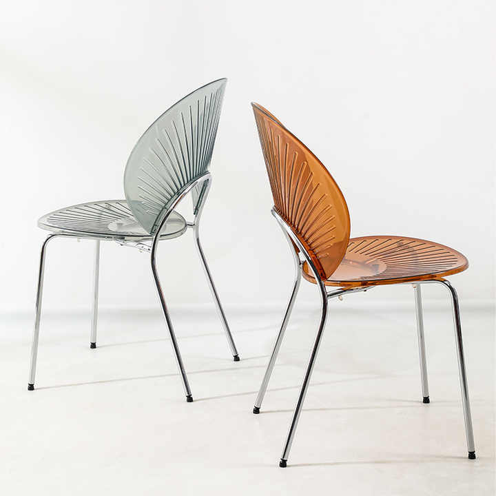 Shell Chairs and Simple Backrest Stools for Coffee, Dining and Leisure and Chairs for the Living Room