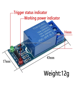 Stock 5V Low Level 1 Channel Relay Module - Product Image 3