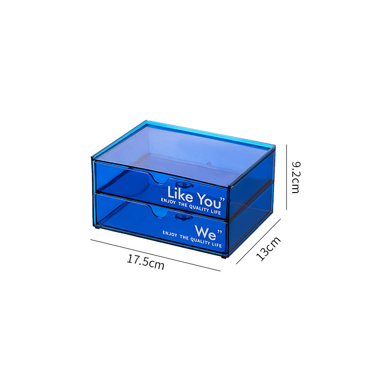 6373 Small Two-Layer Blue