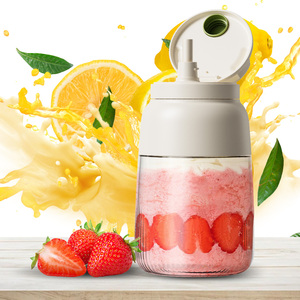 1000ml çift fincan taşınabilir Blender, 18000 RPM, IPX6 su geçirmez, BPA içermeyen, halindeyken meyve suları ve Smoothies için tip-c ile şarj edilebilir