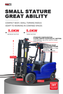 1,5-Tonnen-Palettenhubwagen, 2-Tonnen-Be-und Entladen, 1-Tonnen-Heben, 3m Container lager, Paletten stapeln, Elektro stapler - Product Image 2
