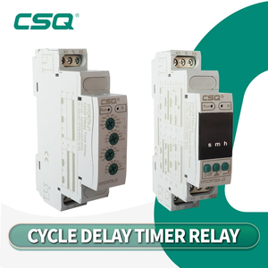 CSQ-relé de tiempo de retardo de ciclo de HYCRT8-J1, Ac24-240V de carril Din, relé Modular de repetición de encendido y apagado, temporizador Digital de retardo de tiempo - Product Image 6