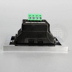 Pulsante con struttura in metallo argento di lusso controllo centralizzato on line hotel intelligente usa interruttore MODBUS Modbus 12V DC RS485 - Product Image 6