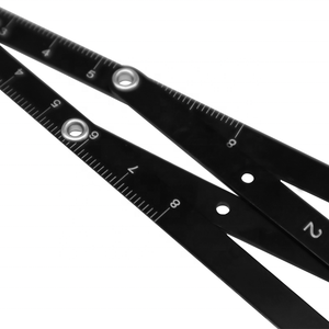 Vàng tỷ lệ la bàn Cai Trị microblading lông mày pmu Stencil thiết kế hình Xăm Định hình công cụ Lập Bản Đồ vị trí Cai Trị cho Thẩm mỹ viện - Product Image 4