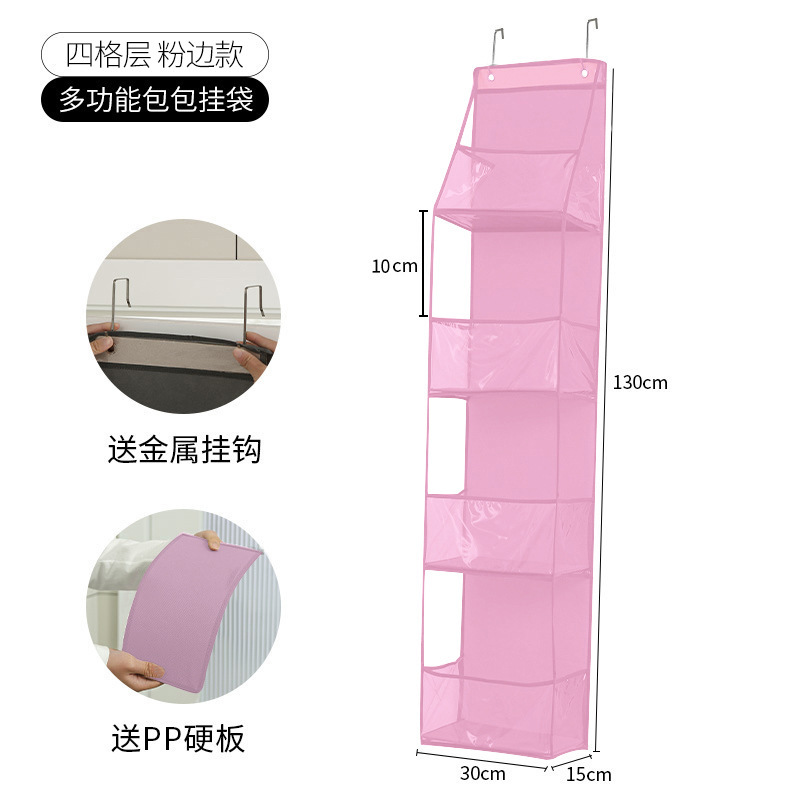 Rose derrière la porte à 4 compartiments