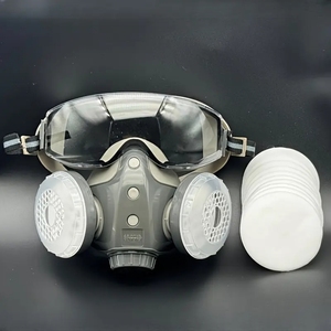 Bestseller Industrieller chemischer Atemschutz filter mit vollem Gesicht Taktische anti toxische Staub reißgas maske - Product Image 5