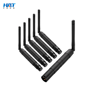 Hoed Zwart Draadloos 2.4G Dmx512 Afstandsbediening Zender Ontvanger Met Geschikt Voor Podiumverlichting En Consoles - Product Image 1