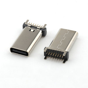 Dikey Dip tipi USB C 16Pin dişi konnektör H = 13mm tip-c dişi USB PCB konektörü - Product Image 1