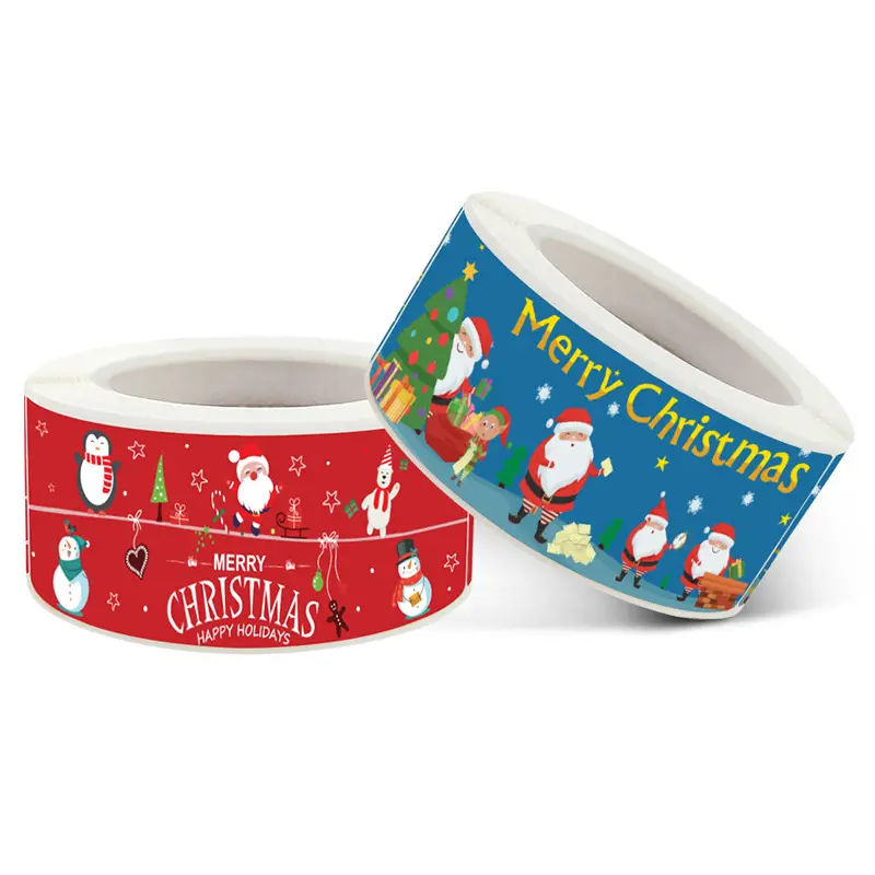 Etiquetas de regalo de Navidad Pegatinas Etiquetas de nombre Etiquetas autoadhesivas para regalos Bolsas Cajas Navidad Vacaciones Presente Sello Pegatinas