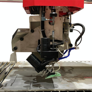 Hualong Machinery Italien Programm Software 5-Achsen-CNC-Brückensäge Stein fliesens ch neider für Marmor, Granit, Quarz