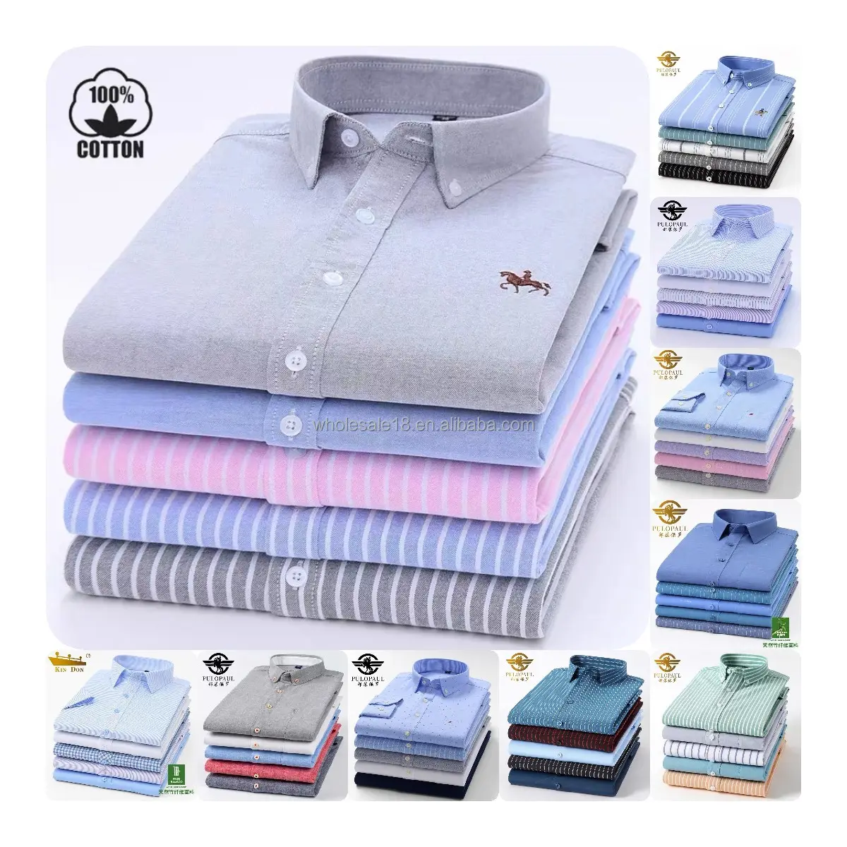 Thời Trang Người Đàn Ông Dài Tay Áo Áo Sơ Mi 100% Cotton Thoáng Khí Dài Tay Áo Áo Sơ Mi Cho Nam Giới Chất Lượng Cao Rắn Màu Twill Vải Dệt Kim