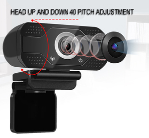 Kamera mit digitaler eingebauter Mikrofon-Webcam Keine Verzerrung HD 1080P-Computer-Webkamera für Video-Chat - Product Image 6