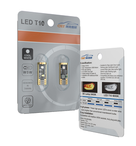 Canbus T10 Led Led 194 ampuller araba lisansı plaka işık 3Smd 3838 çip beyaz kırmızı Amber otomatik lamba - Product Image 2
