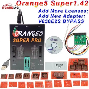Orange5 V1.42 ECU programmatore strumento di licenza completa funzione di attivazione completa aggiungere adattatore aggiornamento del Software arancione 5 Super Pro V1.38 - Product Image 2