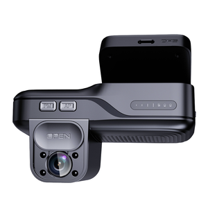 4k डुअल लेंस रियरव्यू मिरर कैमरा डैश कैम स्ट्रीमिंग मीडिया 170 डिग्री वाइड एंगल जी-सेंसर ऐप कंट्रोल पार्किंग मॉनिटर - Product Image 5