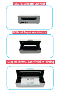 Küçük iş için 203dpi çözünürlük etiket yazıcı makinesi 110mm termal etiket nakliye yazıcı barkod yazıcı fabrika kullanımı - Product Image 2