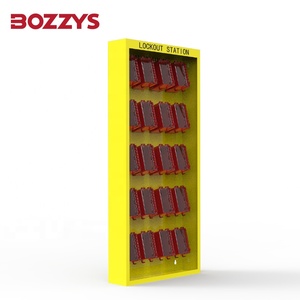 Izolasyon kilitlerinin depolanması için özelleştirilmiş 20 kutu emniyetli kilitlemeli asma kilit istasyon - Product Image 6