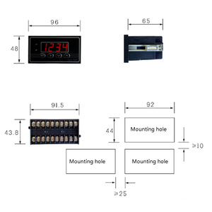 Taidacent Analog Modbus RS485 Ampere Power Meter Display AC DC Current Monitor Indicator <strong>Digital</strong> Ammeter with Relay <strong>Output</strong> - Product Image 4