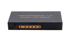 HDMI Video Audio Splitter 1 en 4 Out Multi Monitor Adapter 3D 4K 60Hz para HDTV PC DVD PS3 Proyectores - Product Image 3